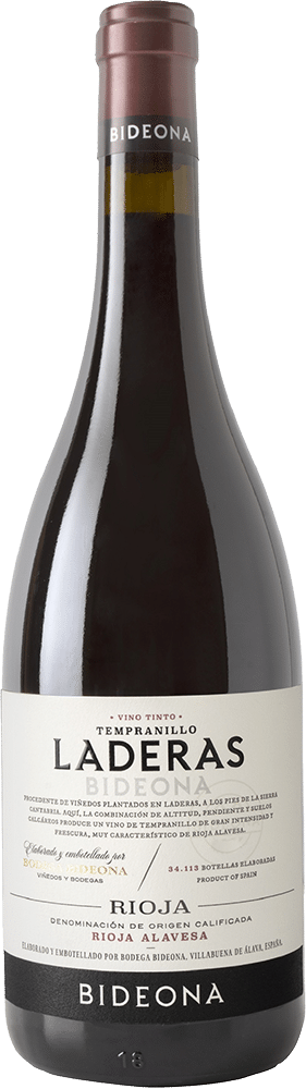 afbeelding-Bodega Bideona Tempranillo 'Laderas'