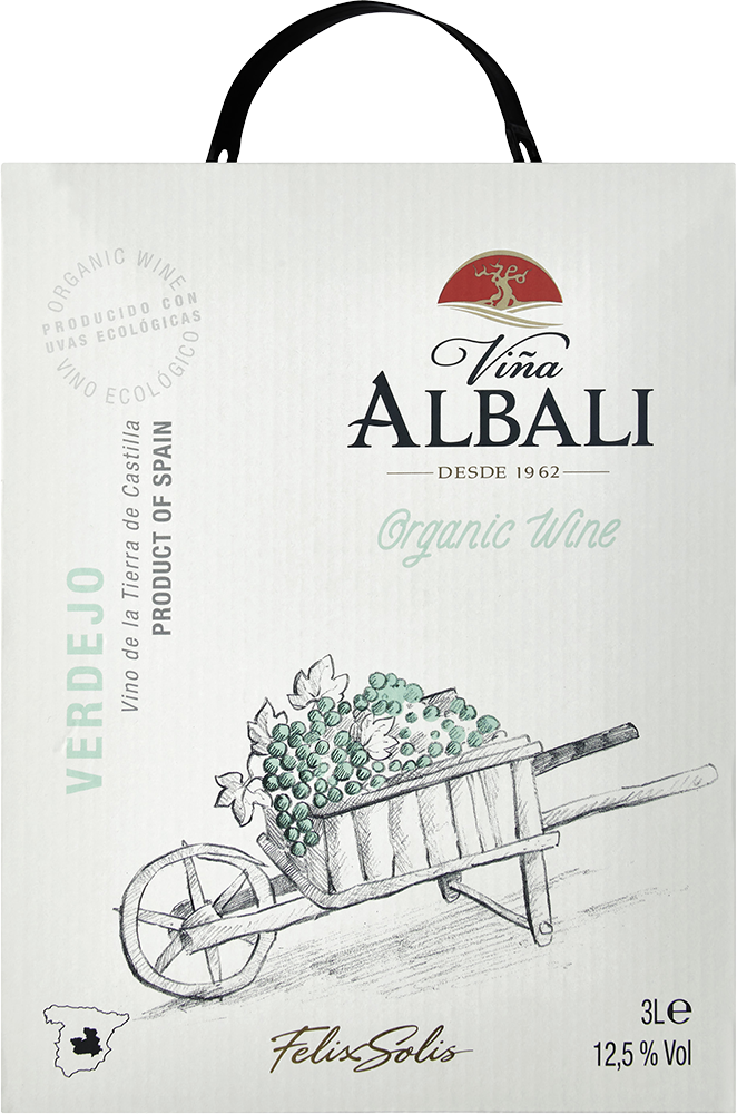 afbeelding-Vi­ña Albali Verdejo 'Organic Wine' 3 Liter