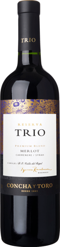 afbeelding-Trio Merlot Carmenère Syrah ‘Reserva’