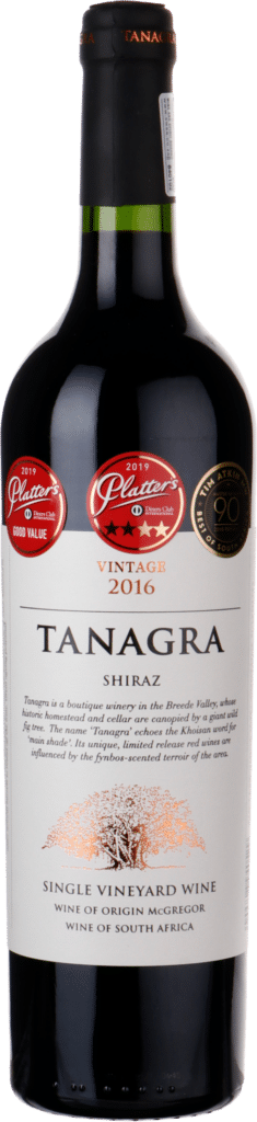 afbeelding-Tanagra Shiraz Single Vineyard Wine