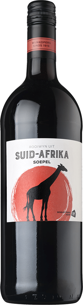 afbeelding-Albert Heijn Rooiwijn uit Suid-Afrika Soepel LITER