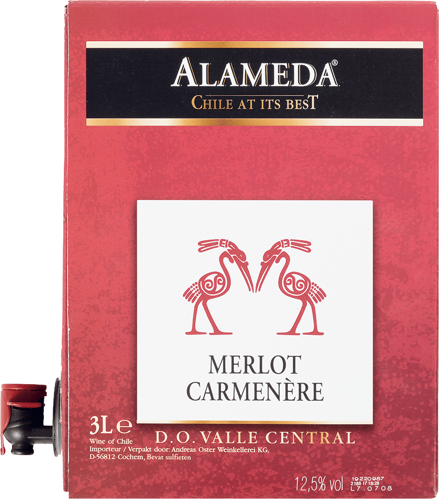 afbeelding-Alameda Merlot Carmenêre BiB 3L